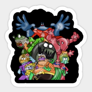 Heroes in Cartoon Series SpongeBob SquarePants Sticker